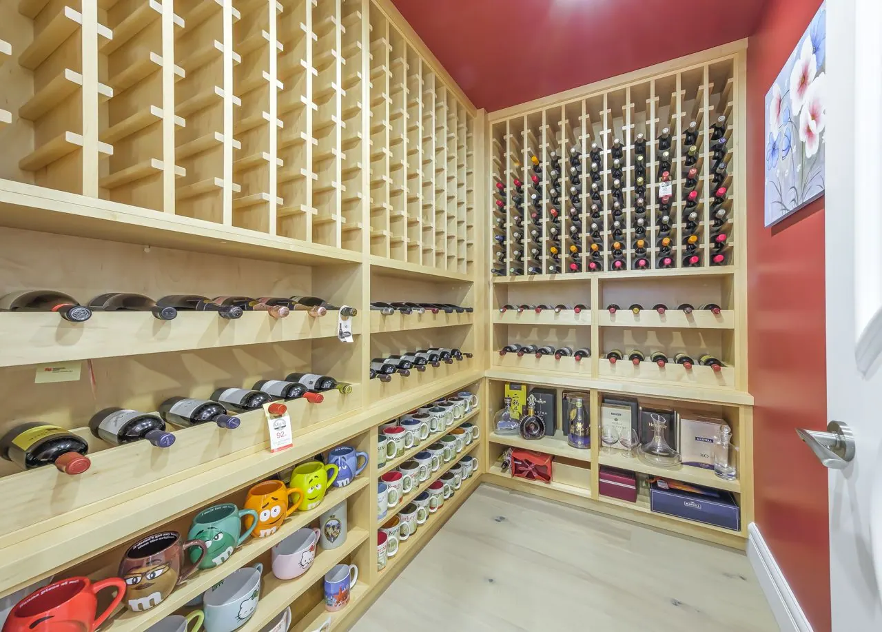 Wine room at W 62nd Ave